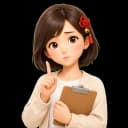 応募前の注意点を落ち着いて伝えるキャラクター『ふくみ』