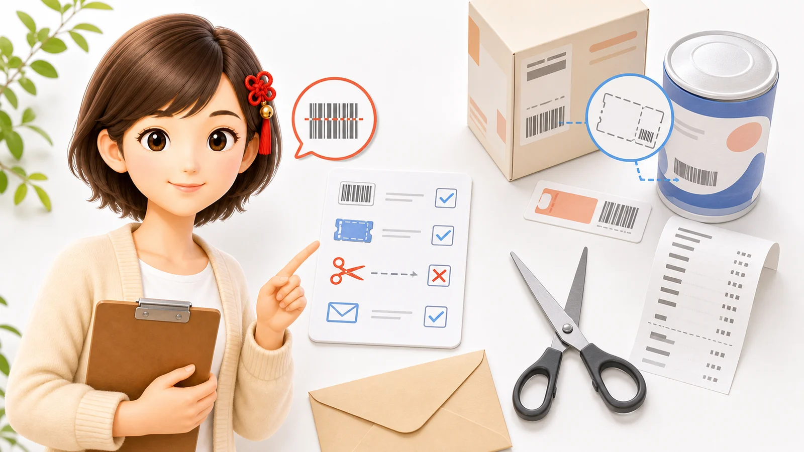 バーコード応募や応募券を切る前の確認をふくみが案内する記事タイトル画像