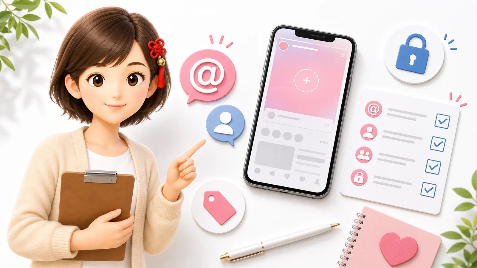 Instagram懸賞のメンションやタグ付け条件をふくみが案内する記事タイトル画像