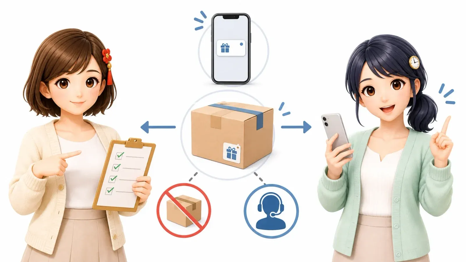 懸賞の賞品を辞退するか受け取るか確認する記事タイトル画像